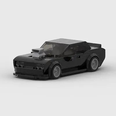 Blown Dodge Challenger Building Blocks Model