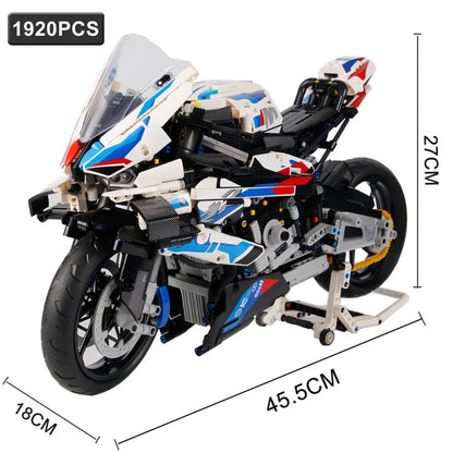 BMW M-series Motorcycle Building Blocks Model