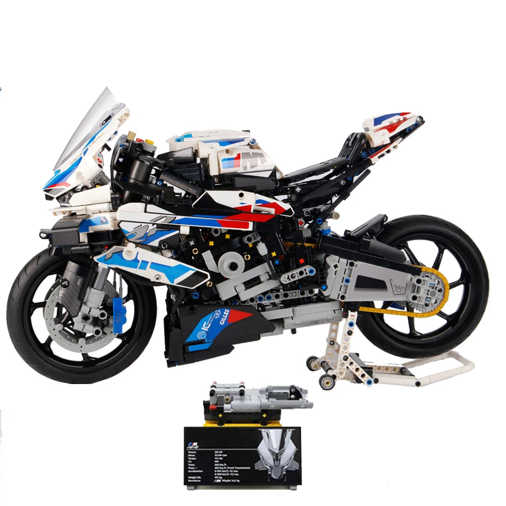 BMW M-series Motorcycle Building Blocks Model