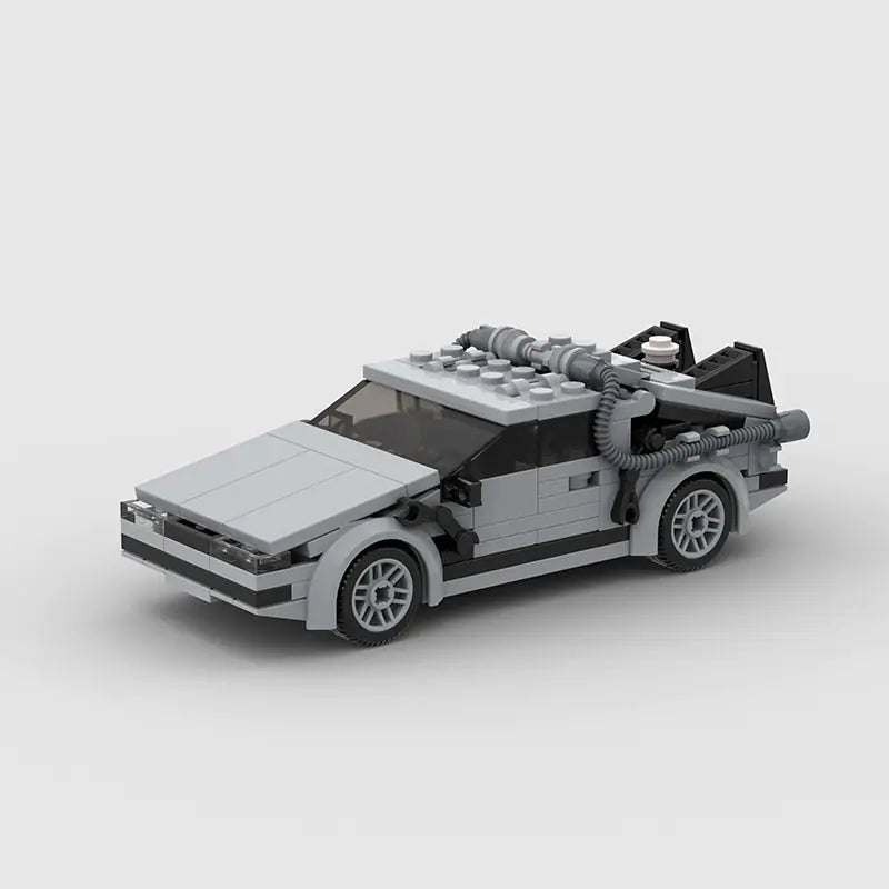 Delorean Movie Building Blocks Model