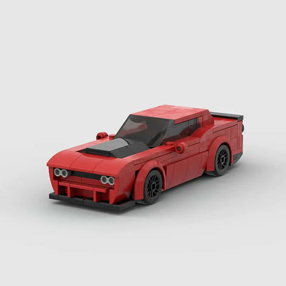 Dodge Challenger Building Blocks Model