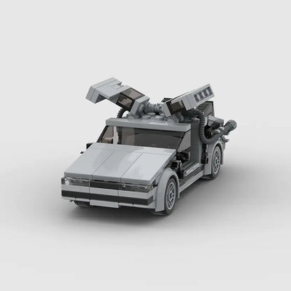 Delorean Movie Building Blocks Model